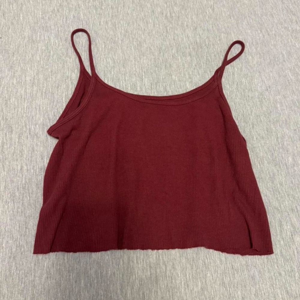 Brandy maroon tank
